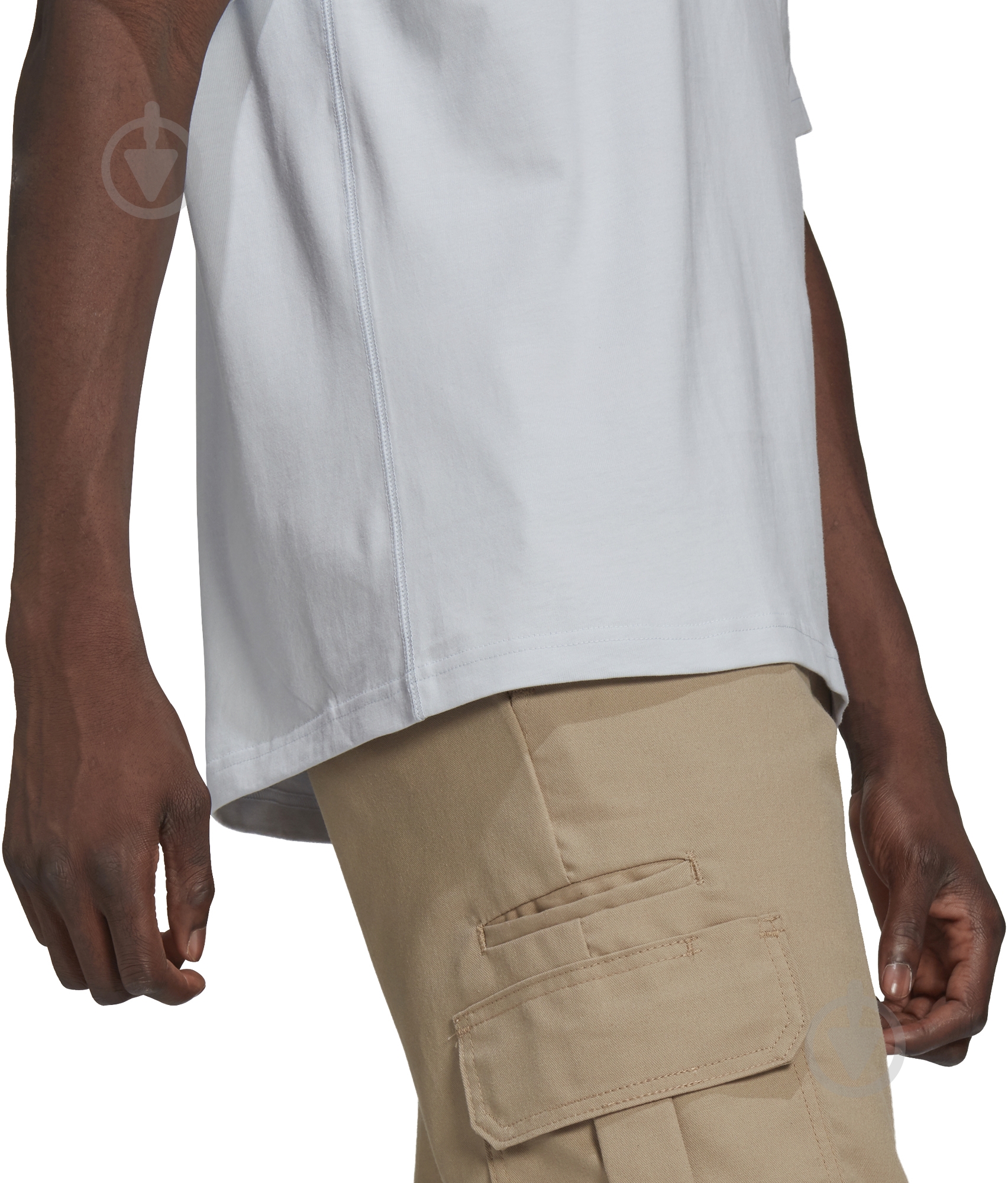Футболка Adidas PREMIUM TEE GN3378 р.M голубой - фото 8 Футболка Adidas PREMIUM TEE GN3378 р.M голубой - фото 8