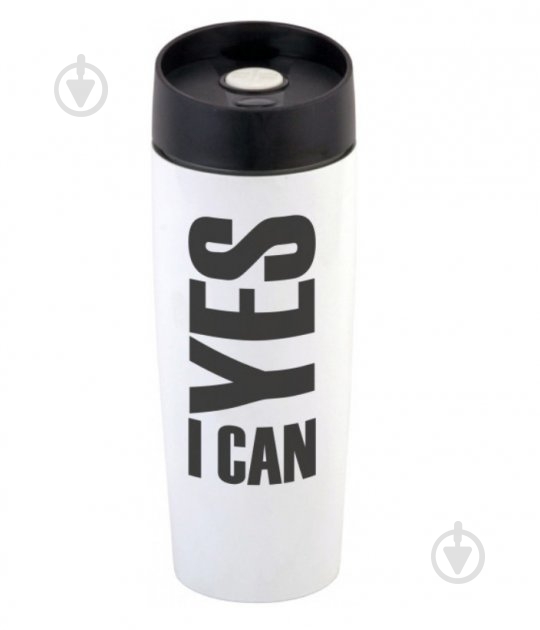 Термочашка Grunhelm GTC802 YES 380 мл белый - фото 1