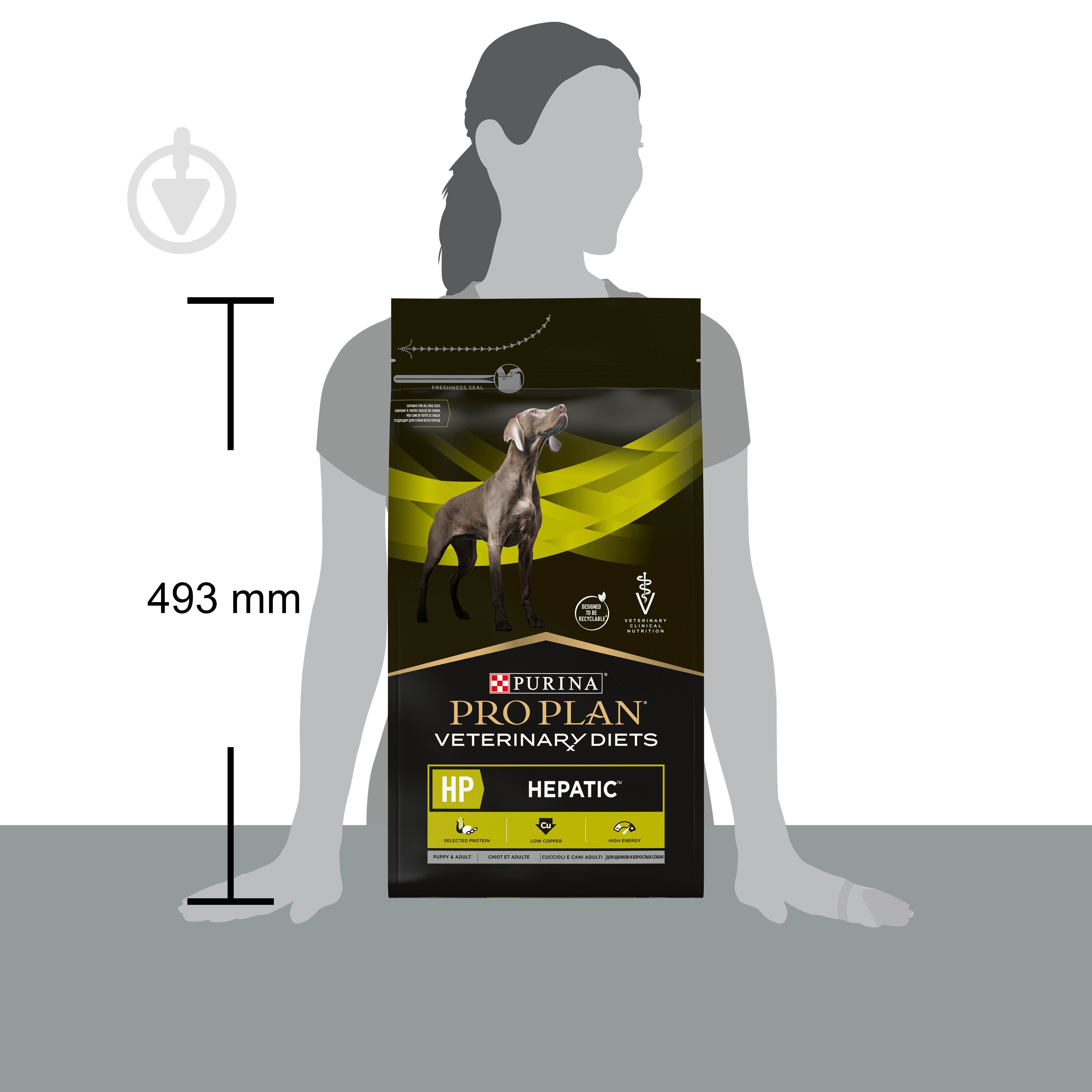 Корм сухий ProPlan by Purina VETERINARY DIETS HP Hepatic підтримання функції печінки при хронічній печінковій недос - фото 4