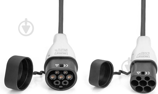 Кабель зарядный Digitus EV Single Phase 240V 32A 7.5 m Type 2 to Type 2 Standard - фото 3 Кабель зарядный Digitus EV Single Phase 240V 32A 7.5 m Type 2 to Type 2 Standard - фото 3