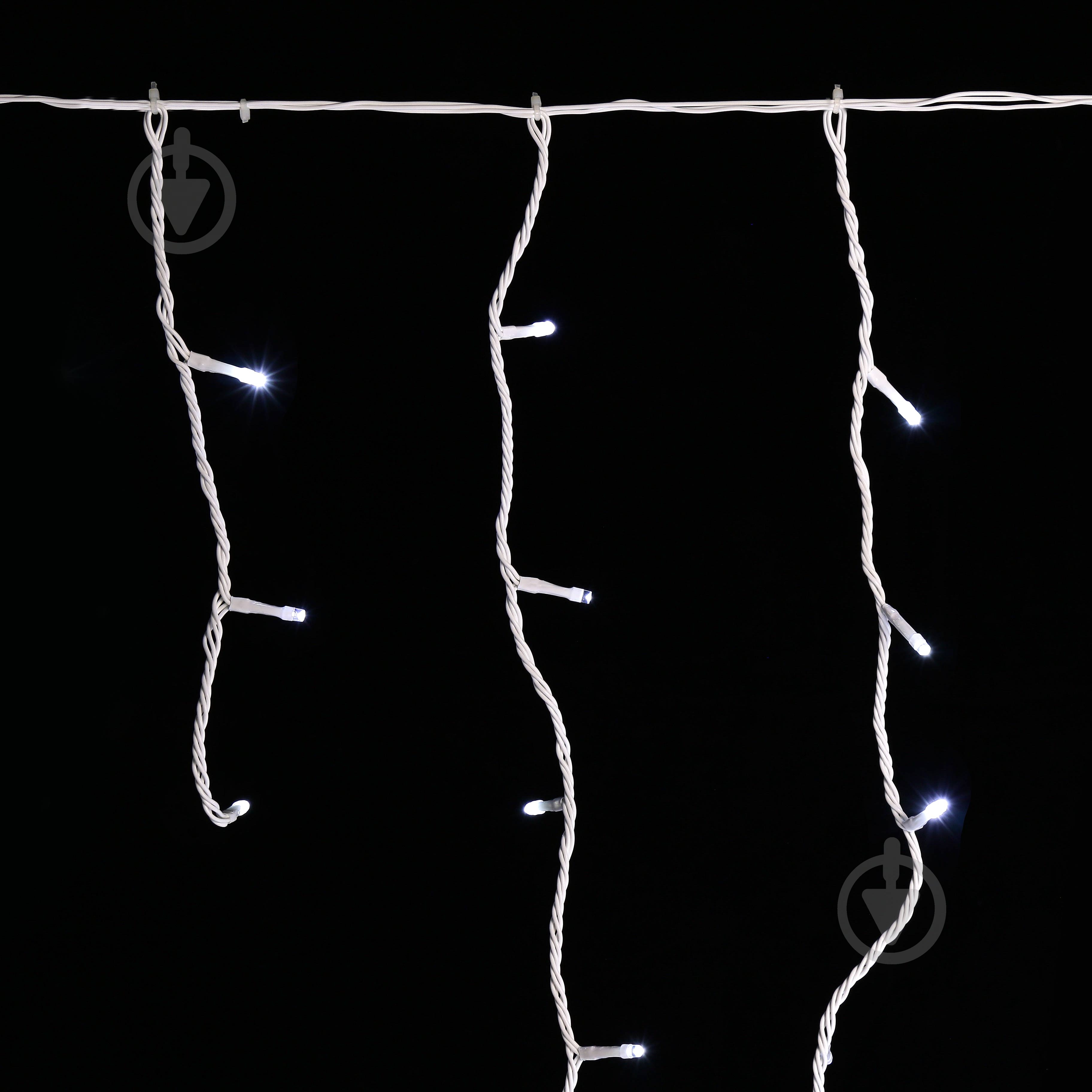 Электрогирлянда-штора Blachere белая JF357L встроенный светодиод (LED) 180 ламп 8 м - фото 1