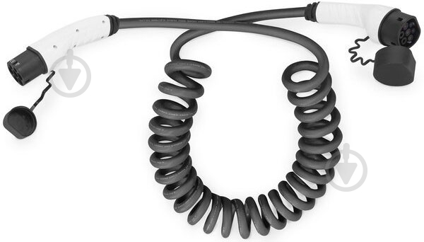 Кабель зарядный Digitus EV Three Phase 415V 32A 5 m Type 2 to Type 2 Spiral - фото 1 Кабель зарядный Digitus EV Three Phase 415V 32A 5 m Type 2 to Type 2 Spiral - фото 1