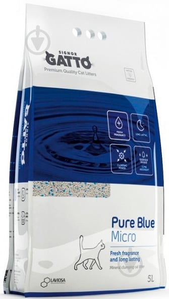 Наполнитель SIGNOR GATTO Pure Blue Micro - фото 1