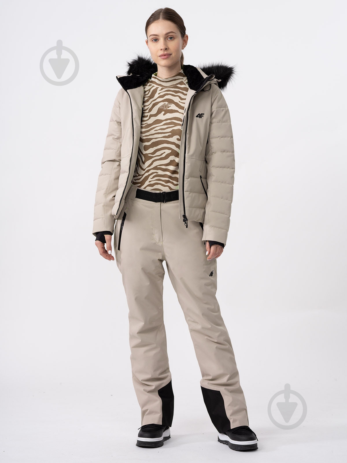 Брюки 4F TROUSERS FNK F398 4FAW23TFTRF398-83S р. M розовый - фото 1