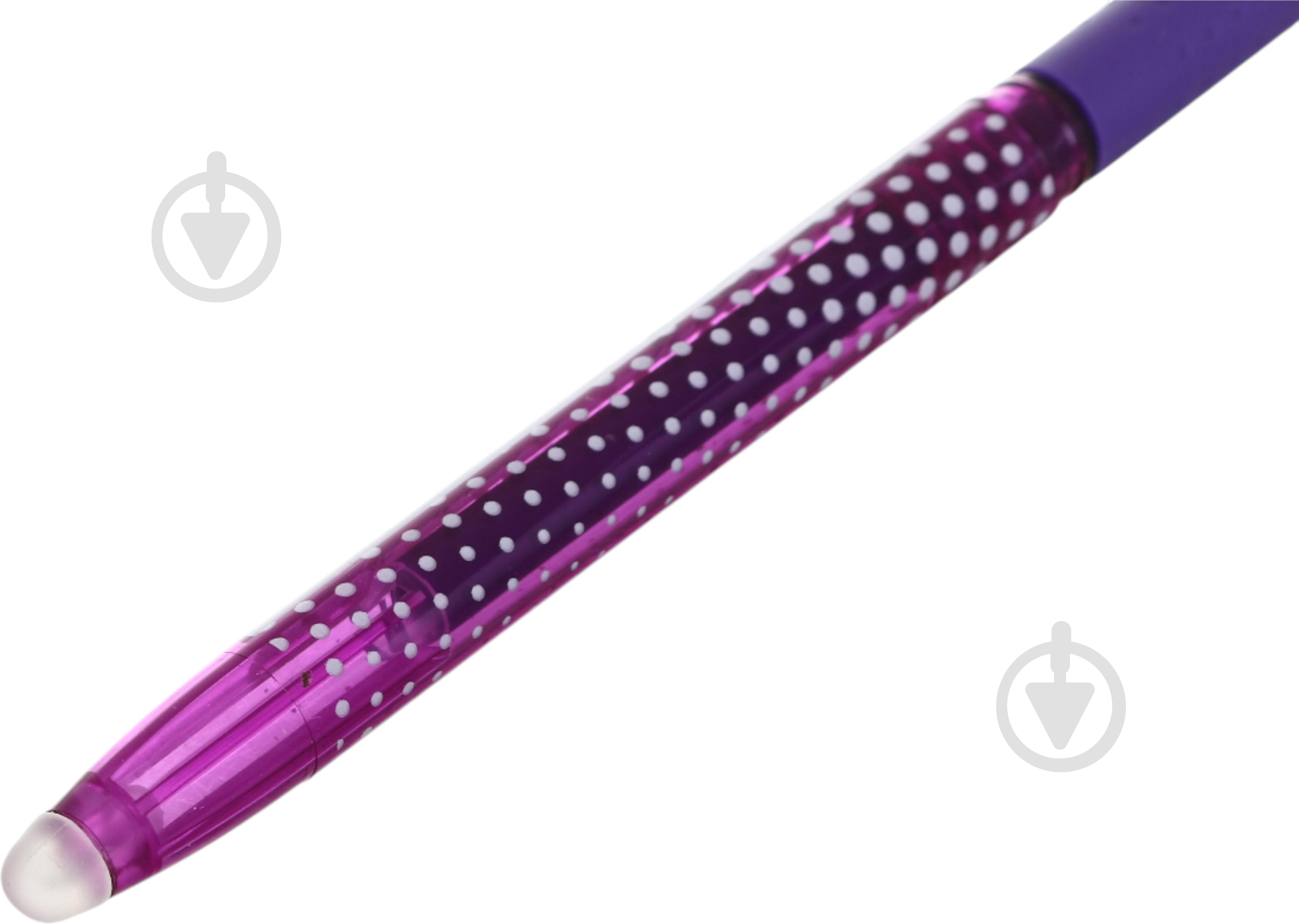 Набор ручек гелевых Nota Bene пиши-сотри + 9 стержней 0,5 мм фиолетовый - фото 6