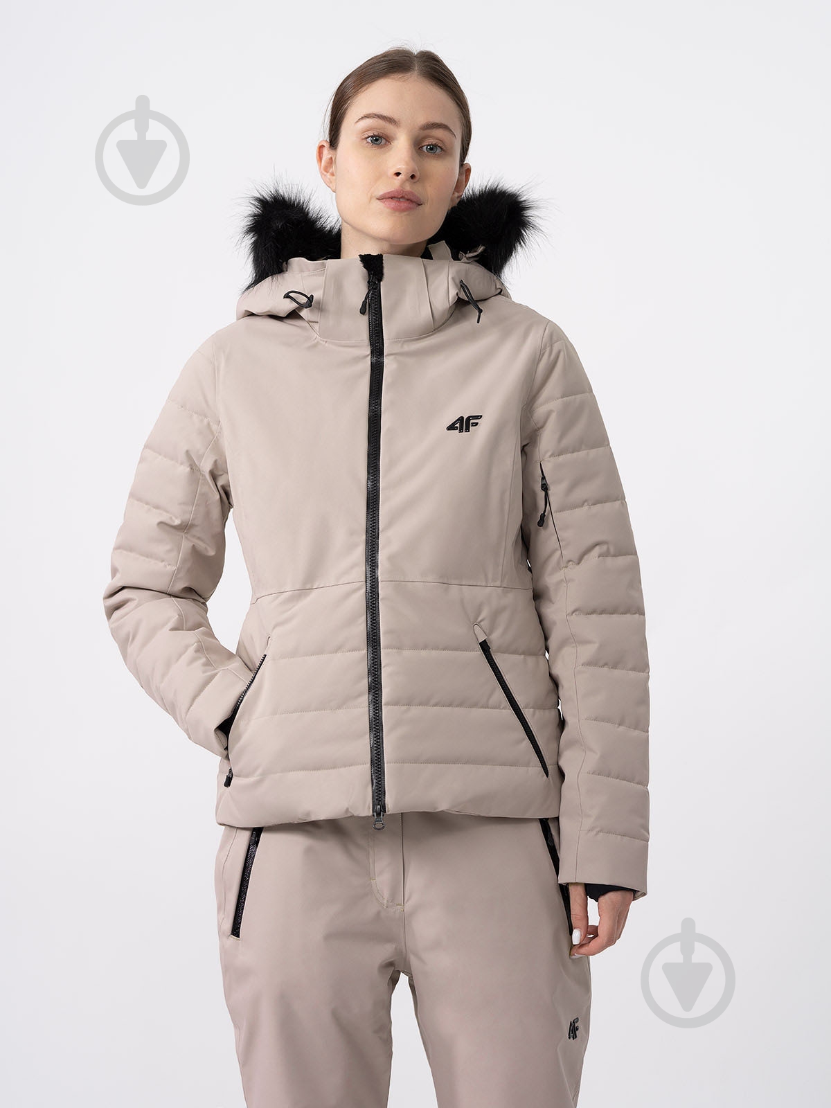 Куртка женская 4F TECHNICAL JACKET F337 4FAW23TTJAF337-83S р.S розовая - фото 1