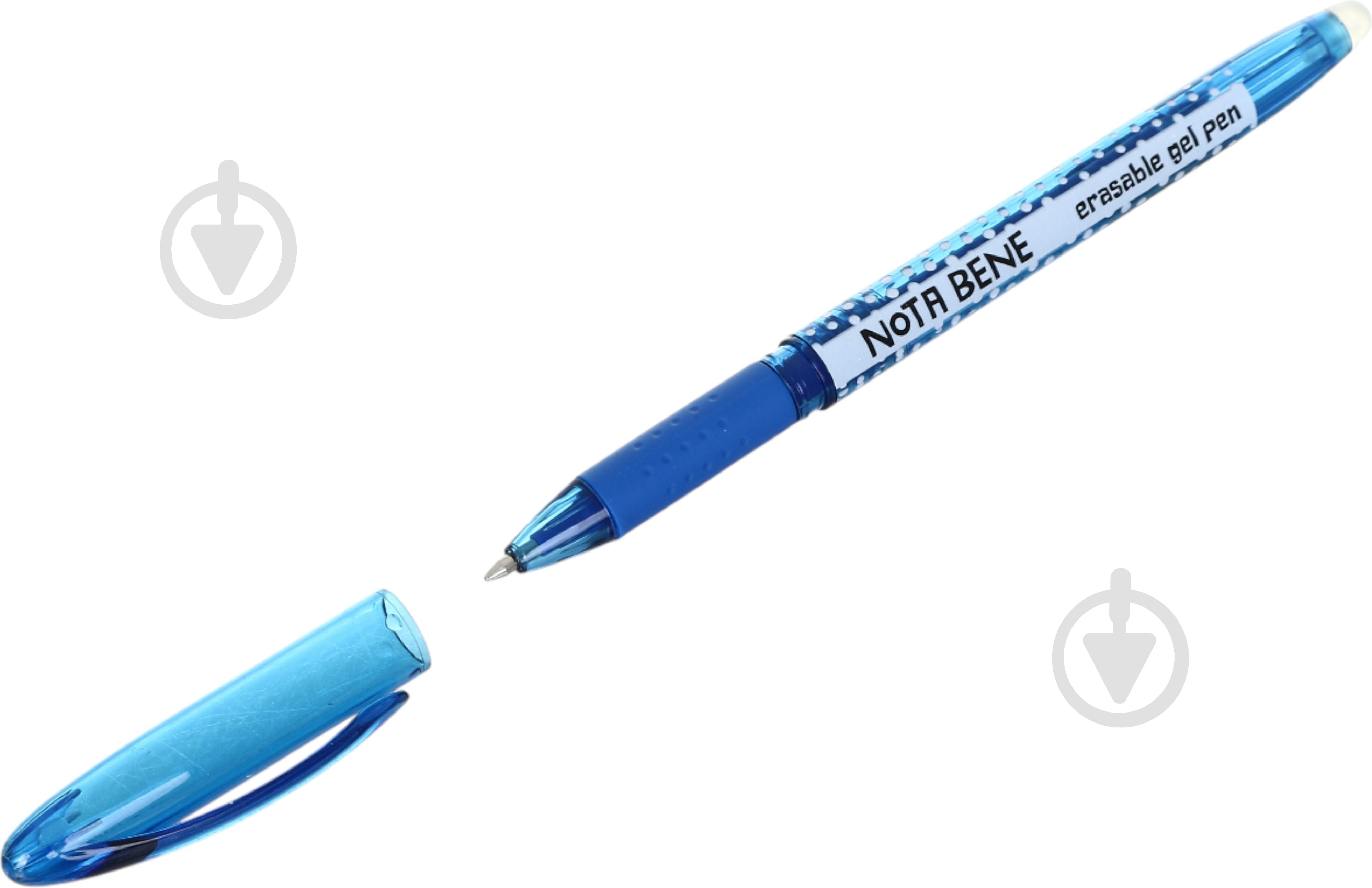 Ручка гелевая Nota Bene kids пиши-зітри 0,5 мм синий - фото 2 Ручка гелевая Nota Bene kids пиши-зітри 0,5 мм синий - фото 2