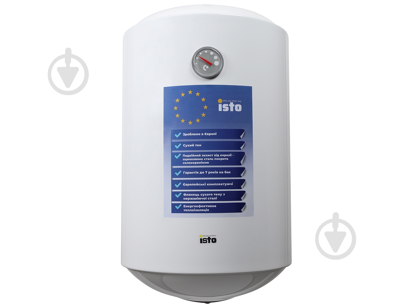 Бойлер ISTO 80 1.5kWt Dry Heater IVD804415/1h - фото 1