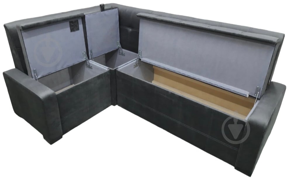 Уголок кухонный Lion Атлант 2000х1400х860 Лили 09 без спального места бежевый / бежевый - фото 2