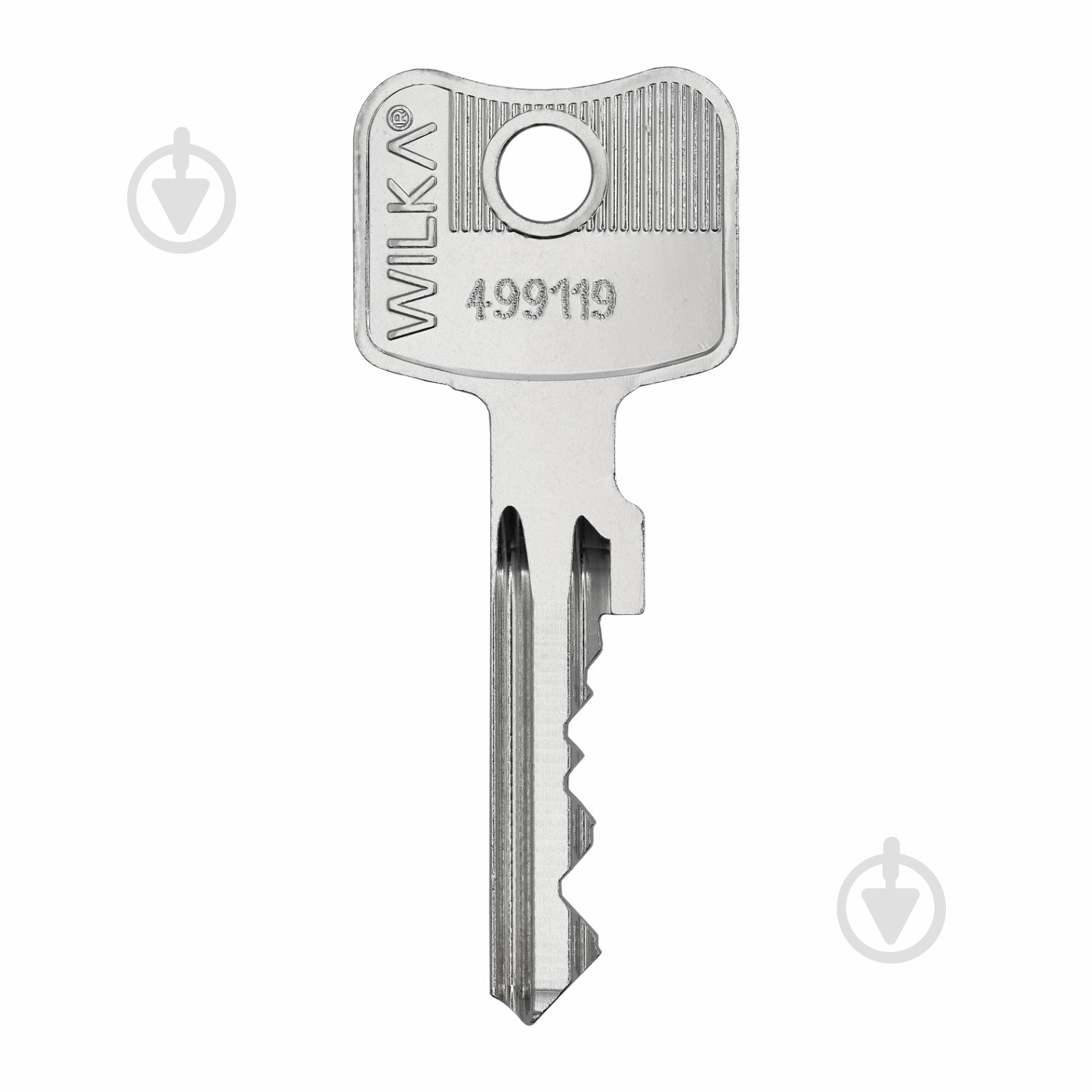 Цилиндр Wilka 45x65 ключ-вороток 110 мм сатин 1405 А - фото 2