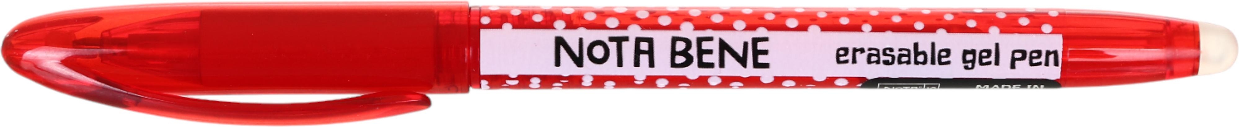 Ручка гелева Nota Bene kids пиши-зітри 0,5 мм червоний - фото 5