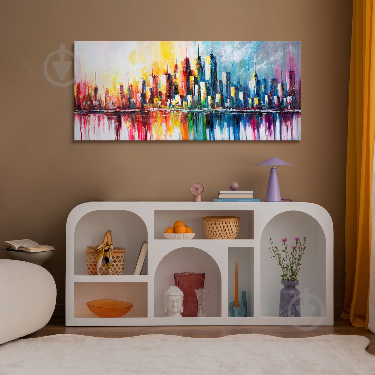 Картина на полотні Ритм мегаполісу 50x115 см YS-Art - фото 2