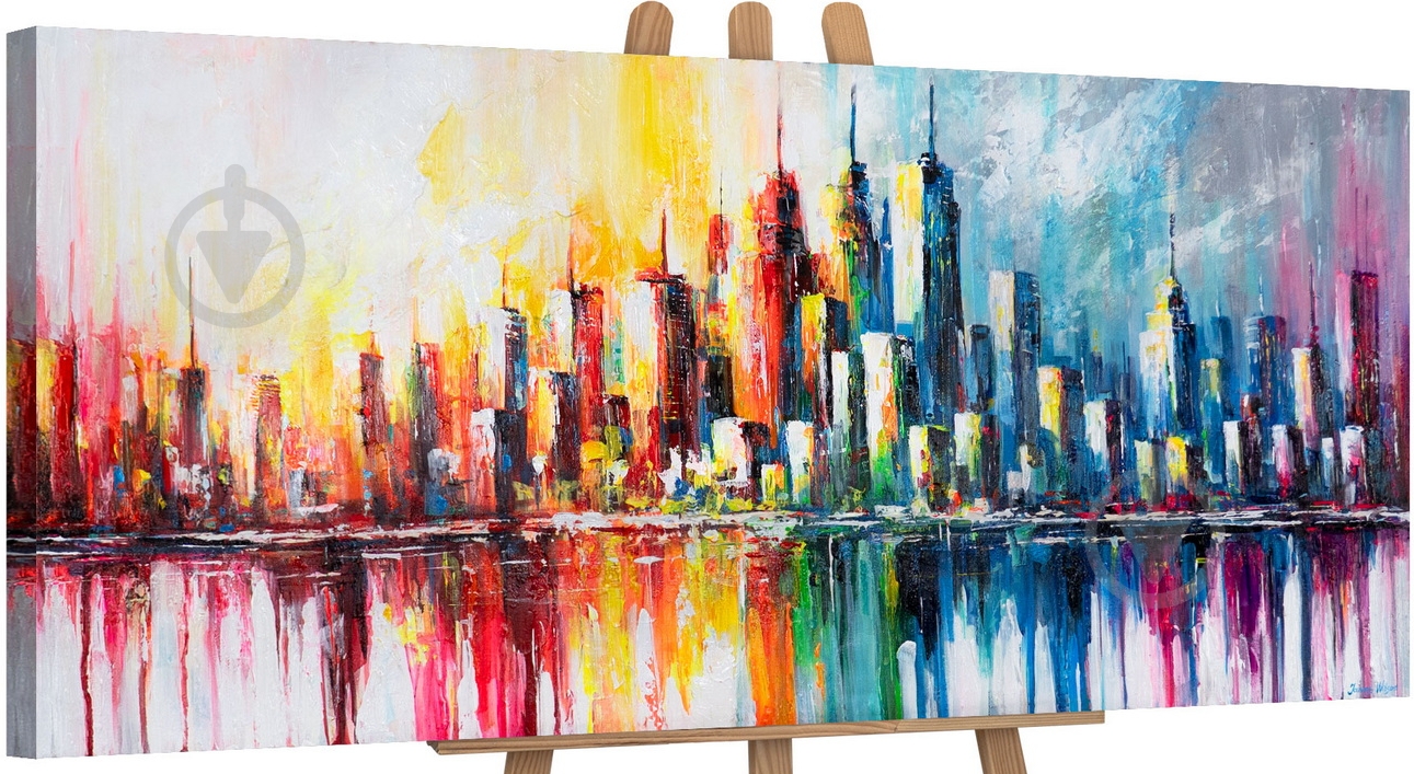 Картина на полотні Ритм мегаполісу 50x115 см YS-Art - фото 1