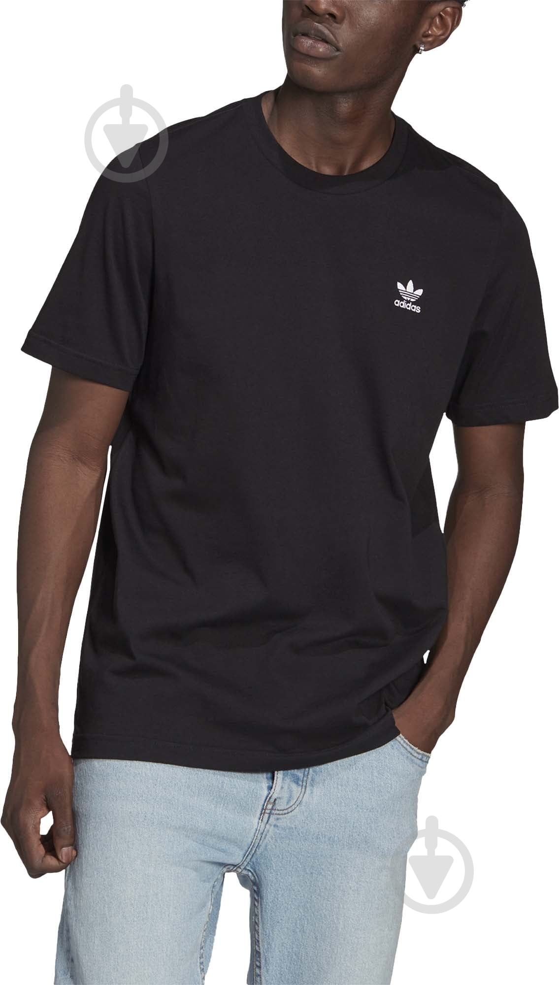 Футболка Adidas ESSENTIAL TEE GN3416 р.XL черный - фото 2 Футболка Adidas ESSENTIAL TEE GN3416 р.XL черный - фото 2