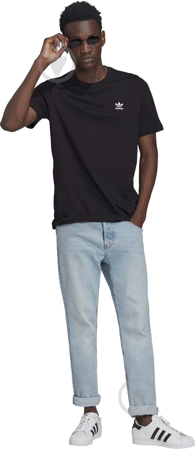 Футболка Adidas ESSENTIAL TEE GN3416 р.2XL черный - фото 4 Футболка Adidas ESSENTIAL TEE GN3416 р.2XL черный - фото 4