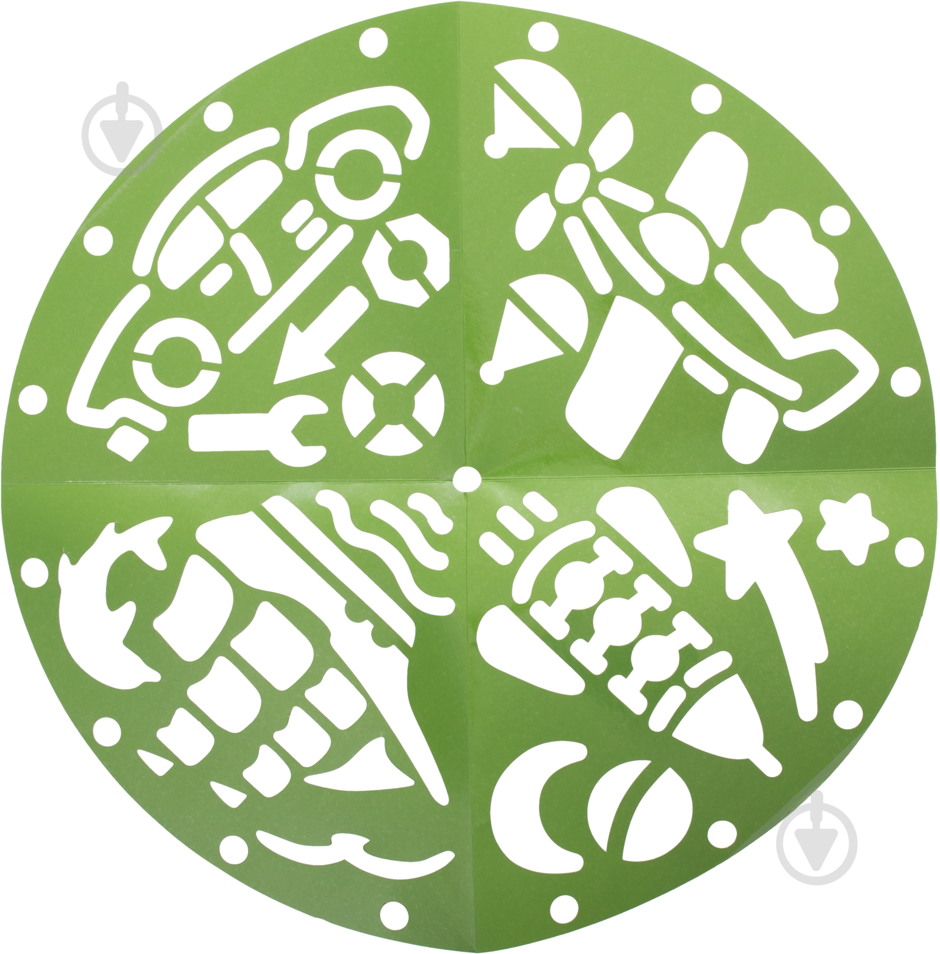 Трафарет Рисуем на асфальте 2145  55 мм Ranok-Creative - фото 3