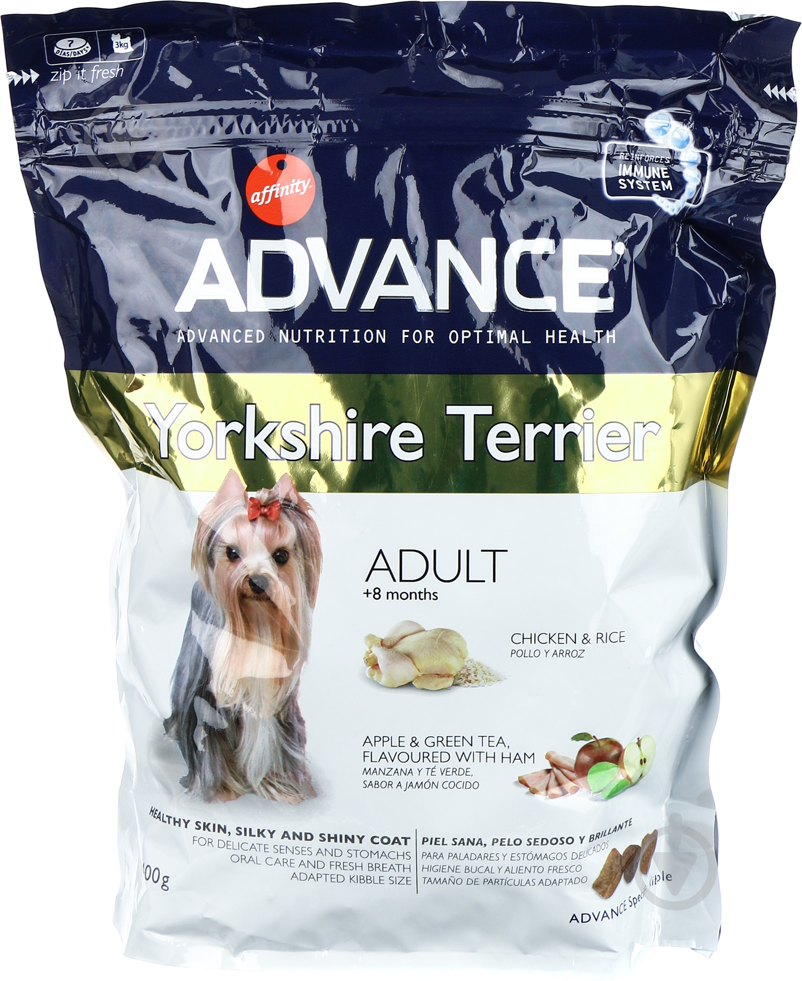 Корм для малих порід Advance Yorkshire Terrier Adult 400 г (курка, рис) 400 г - фото 1