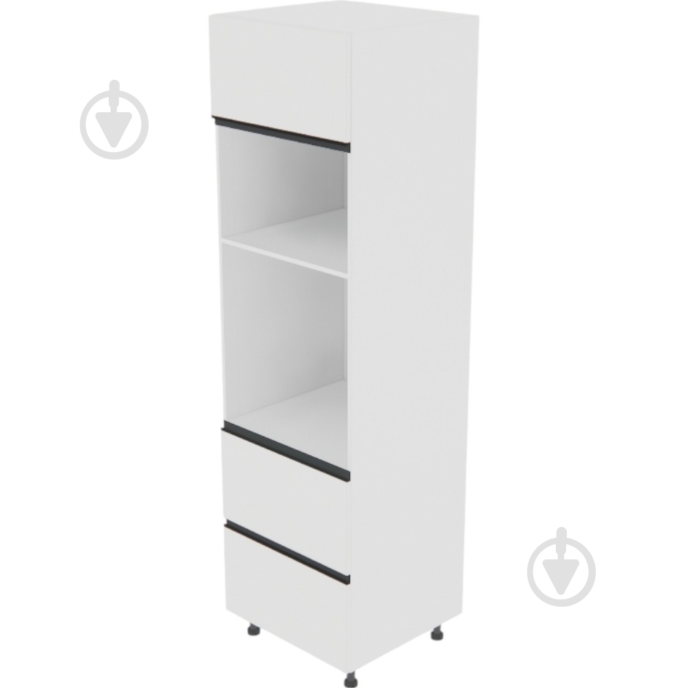 Шкаф під духовку та НВЧ-піч Софі ( П 60 ДШ п/мікрохв. (720) LUX ) білий/білий Світ Меблів - фото 1 Шкаф під духовку та НВЧ-піч Софі ( П 60 ДШ п/мікрохв. (720) LUX ) білий/білий Світ Меблів - фото 1