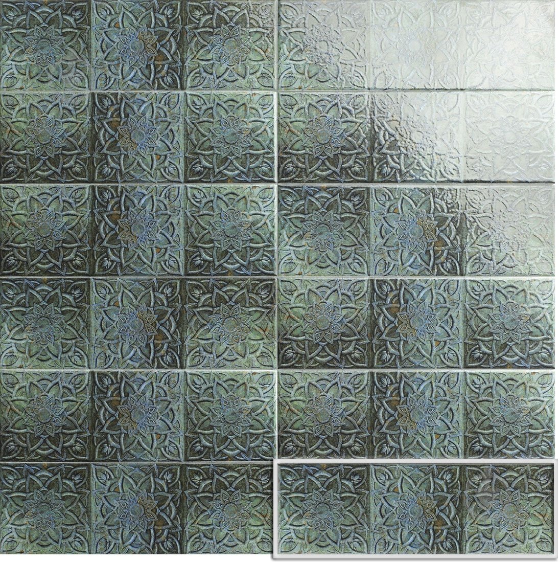 Плитка Mainzu Bellagio Stampatto Decor 10x30 см - фото 1