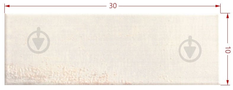 Плитка Mainzu Bellagio Bianco 10x30 см - фото 2