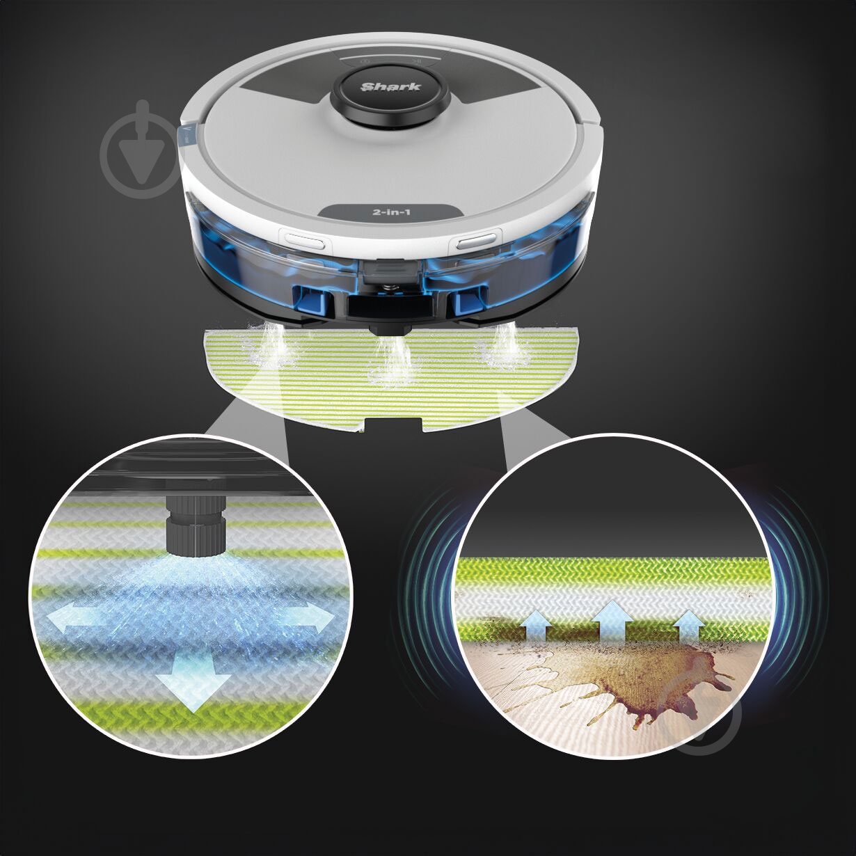 Робот-пылесос Shark Matrix Plus 2-in-1 with Auto Empty System RV2620WAEUWH - фото 21