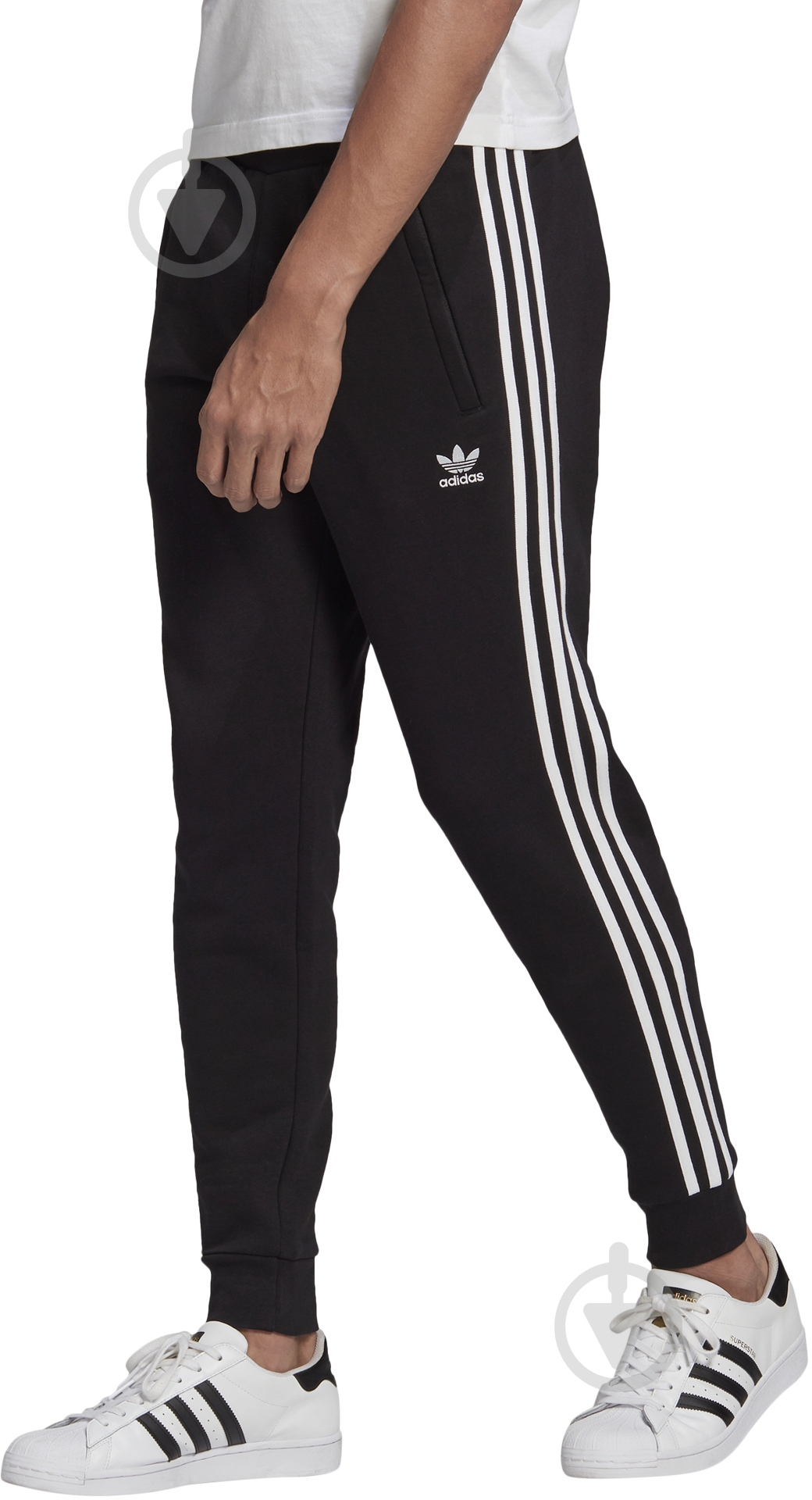 Штани Adidas 3-STRIPES PANT GN3458 р. M чорний - фото 1