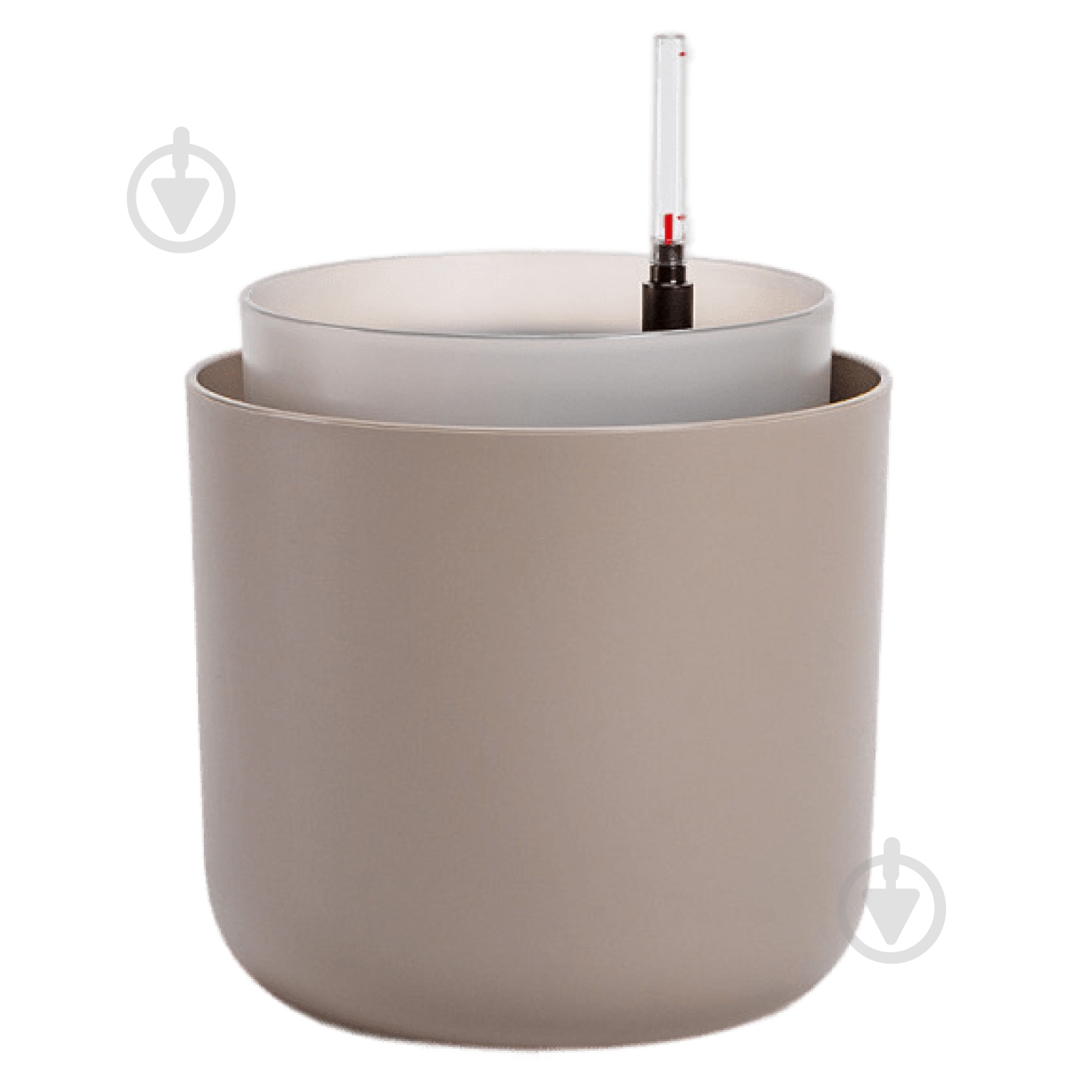 Вазон пластиковий Plastia з системою автополиву Tolita 16 см круглий 1,3 л коричневий (1707081607) - фото 1 Вазон пластиковий Plastia з системою автополиву Tolita 16 см круглий 1,3 л коричневий (1707081607) - фото 1