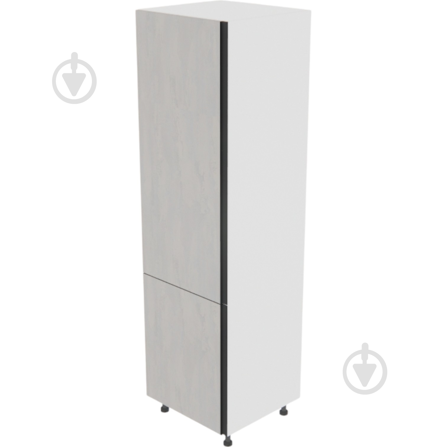 Шафа під холодильник Софі (П 60 Х (720)) глиняний сірий/білий Світ Меблів - фото 1 Шафа під холодильник Софі (П 60 Х (720)) глиняний сірий/білий Світ Меблів - фото 1