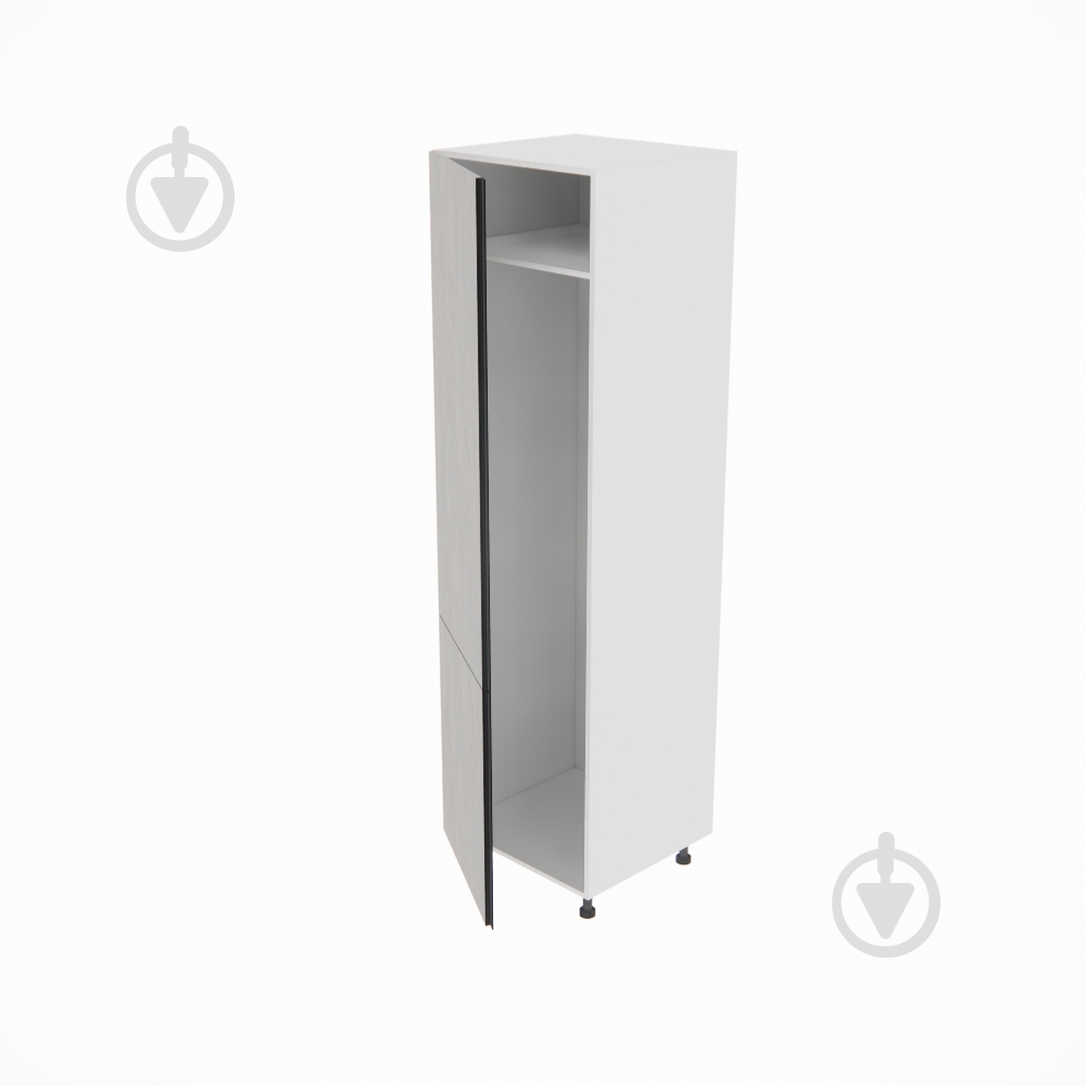 Шафа під холодильник Софі (П 60 Х (720)) шовковий камінь/білий Світ Меблів - фото 2 Шафа під холодильник Софі (П 60 Х (720)) шовковий камінь/білий Світ Меблів - фото 2