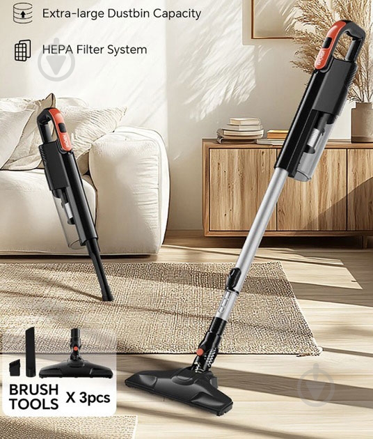 Пилосос ENCHEN Vacuum Cleaner V3 black - фото 17