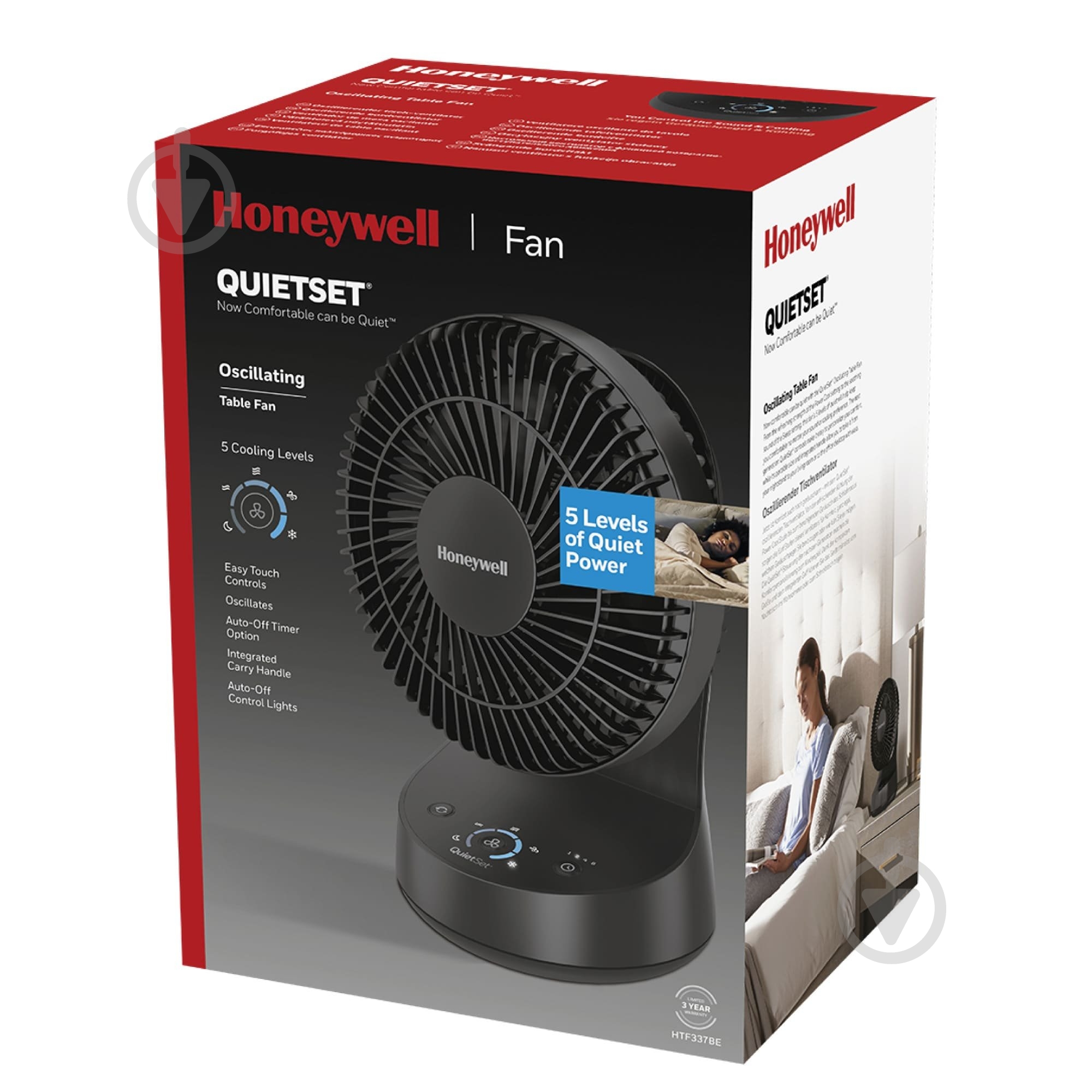 Вентилятор Honeywell HTF337BE4 - фото 3