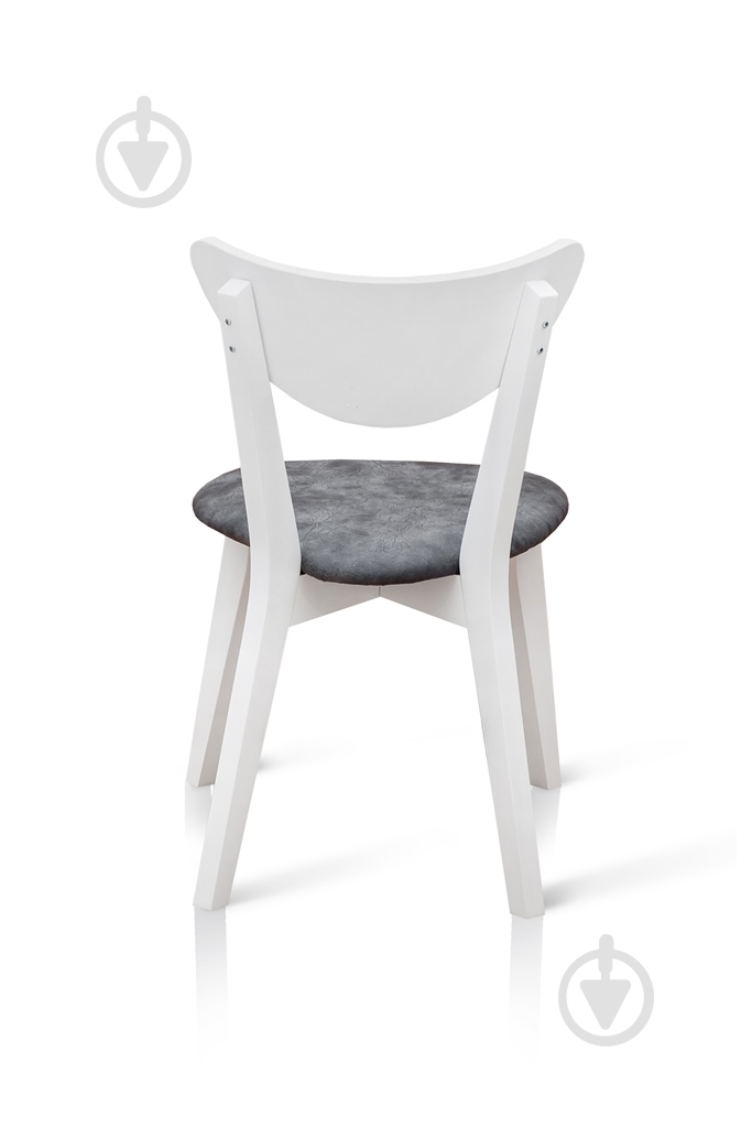 Стул Лукас мягкий серый / белый - фото 3