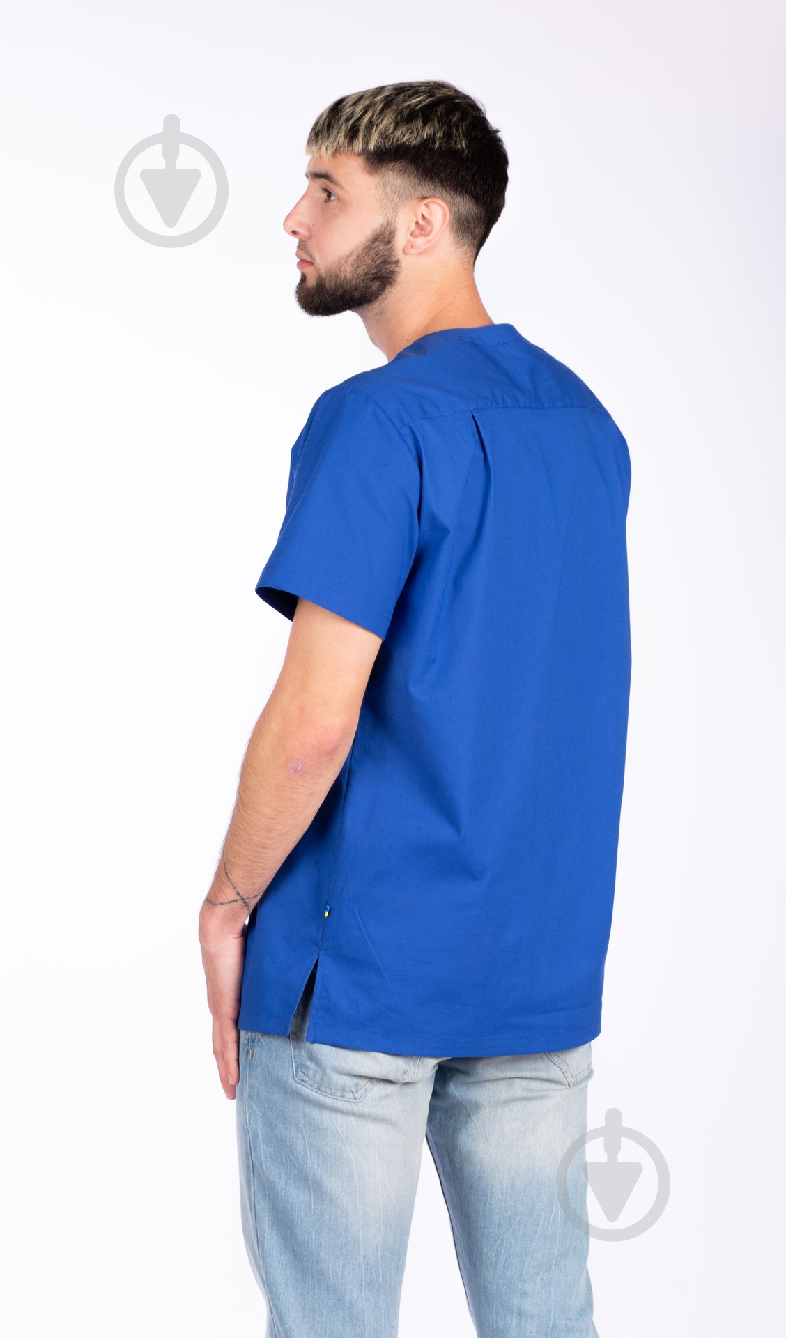 Вишиванка Едельвіка 79-22/00 Тризуб синій р. L - фото 3 Вишиванка Едельвіка 79-22/00 Тризуб синій р. L - фото 3