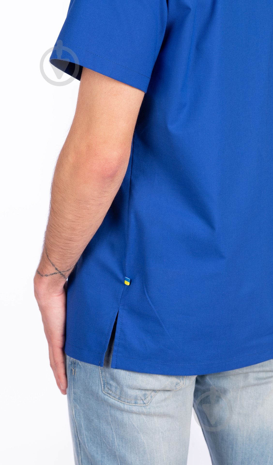 Вишиванка Едельвіка 79-22/00 Тризуб синій р. L - фото 4 Вишиванка Едельвіка 79-22/00 Тризуб синій р. L - фото 4