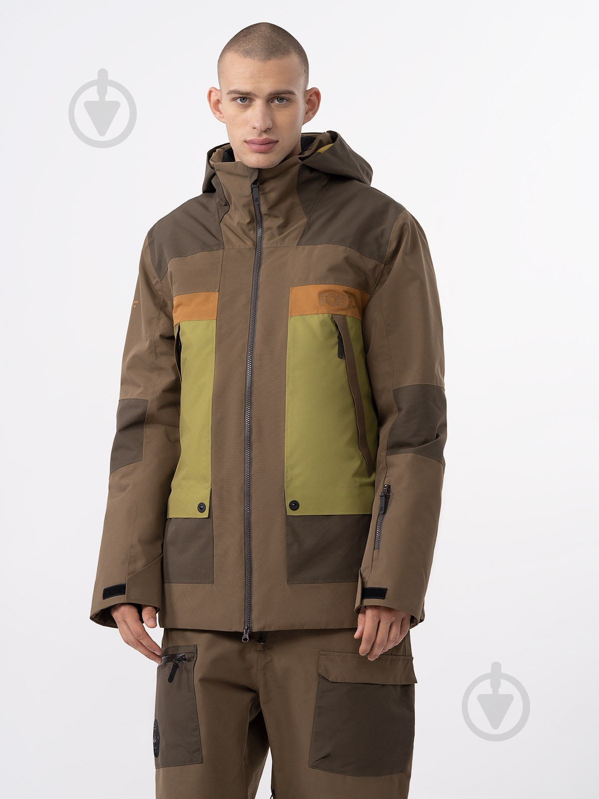 Куртка 4F TECHNICAL JACKET M315 4FAW23TTJAM315-81S р.S коричневая - фото 1