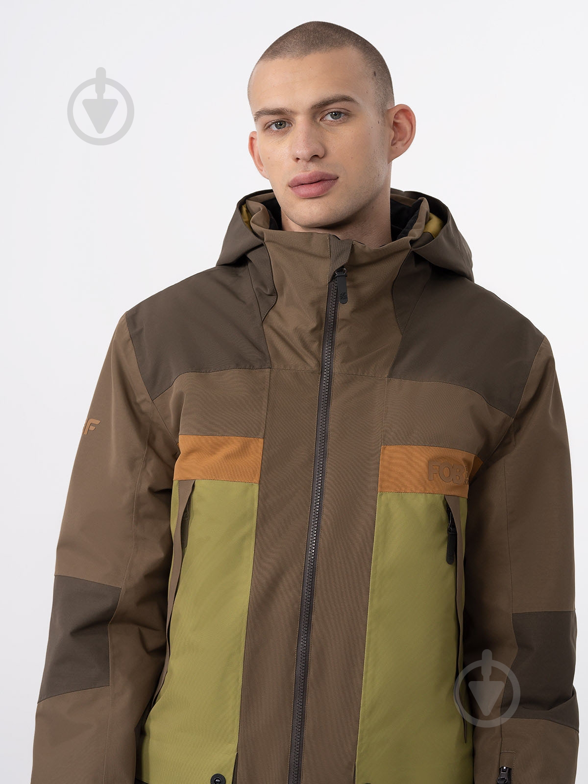 Куртка 4F TECHNICAL JACKET M315 4FAW23TTJAM315-81S р.S коричневая - фото 3