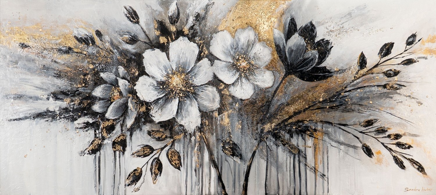 Картина на полотні Сяючі квіти 50x115 см YS-Art - фото 3