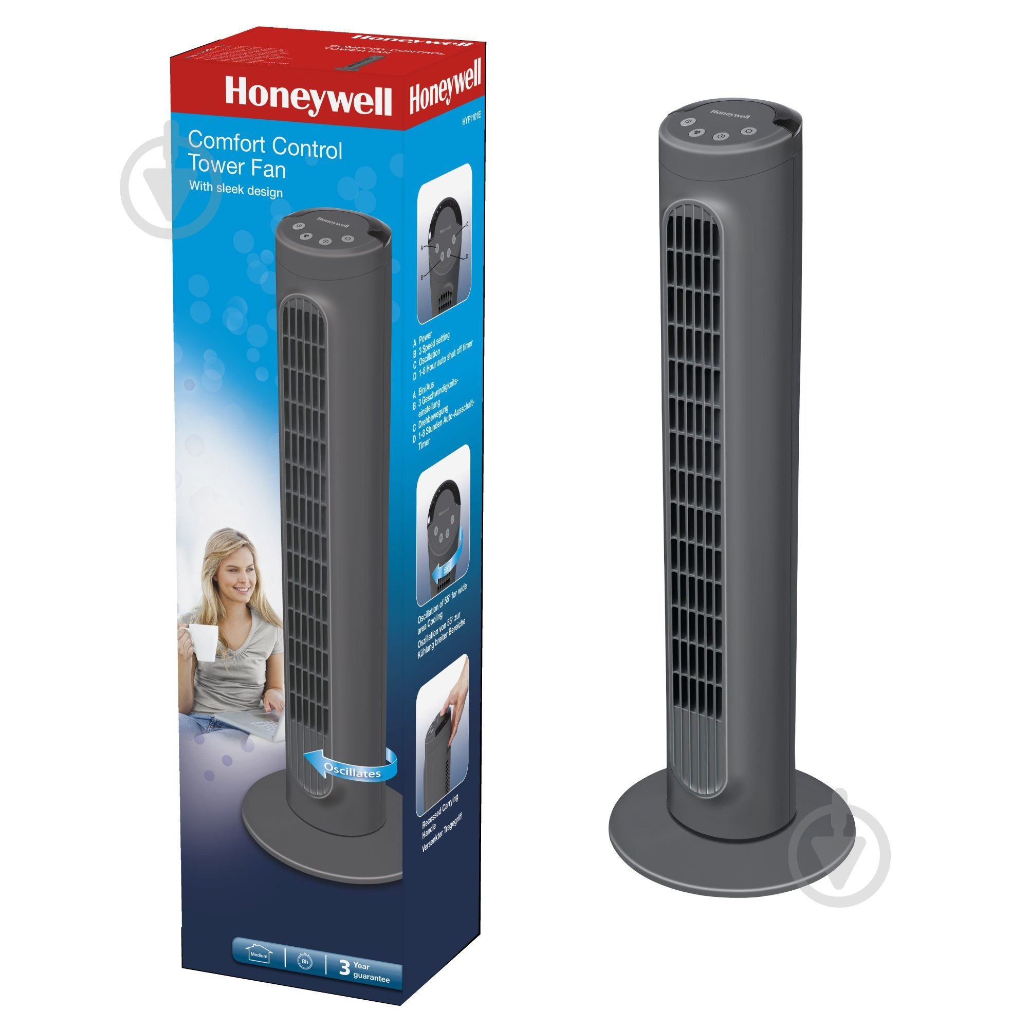 Вентилятор Honeywell HYF1101E4 - фото 7 Вентилятор Honeywell HYF1101E4 - фото 7