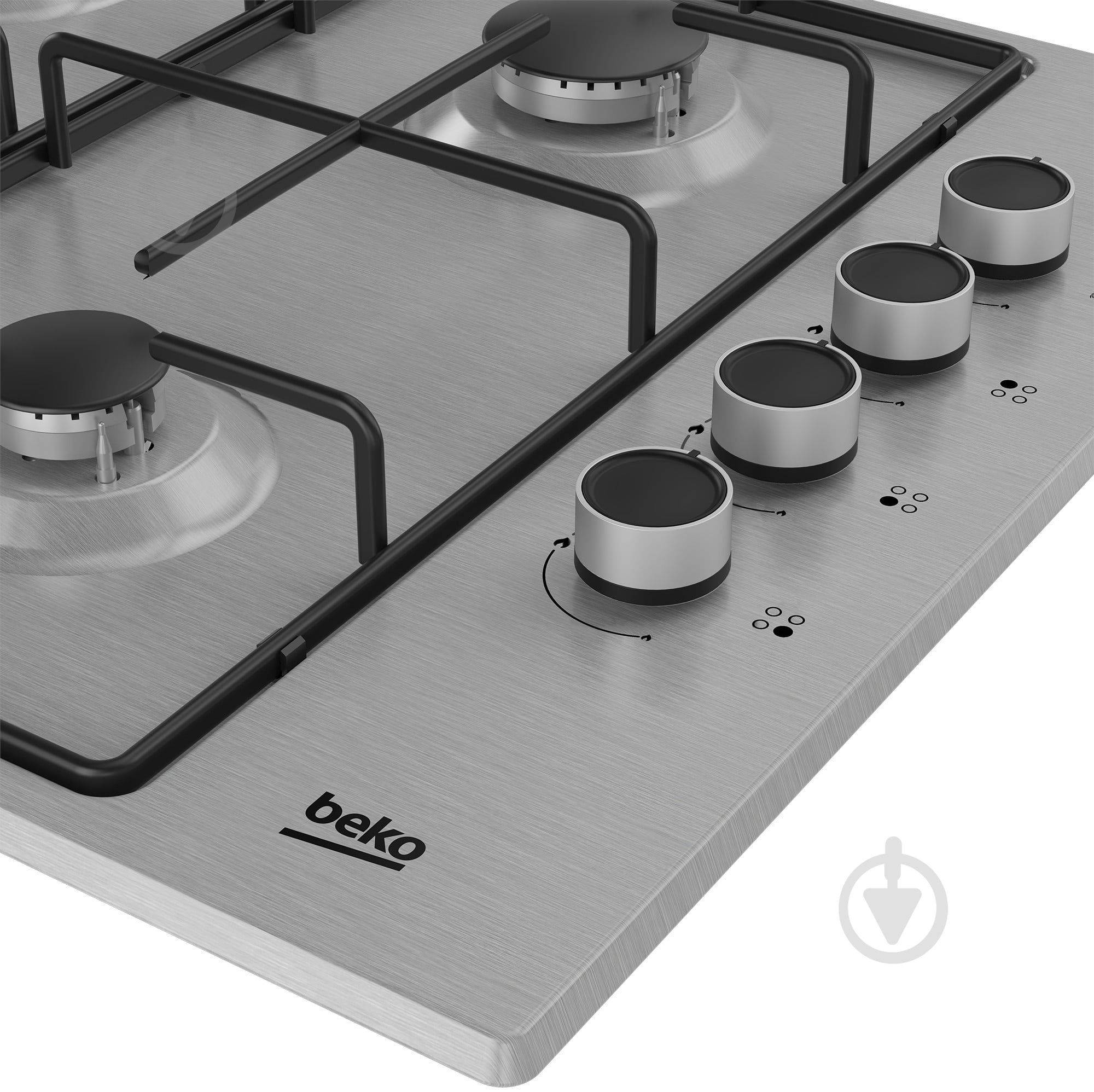 Варочная поверхность газовая Beko HIGG 64123 SX - фото 4 Варочная поверхность газовая Beko HIGG 64123 SX - фото 4