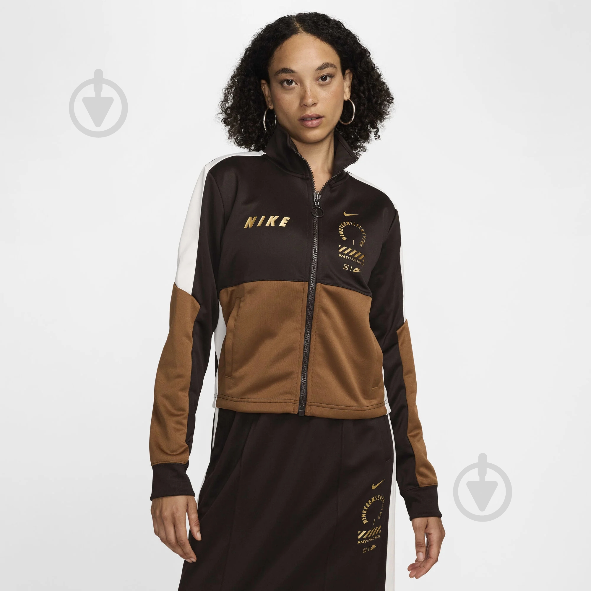 Джемпер Nike W NSW PK TT SW HF5958-220 р.S коричневый - фото 1 Джемпер Nike W NSW PK TT SW HF5958-220 р.S коричневый - фото 1