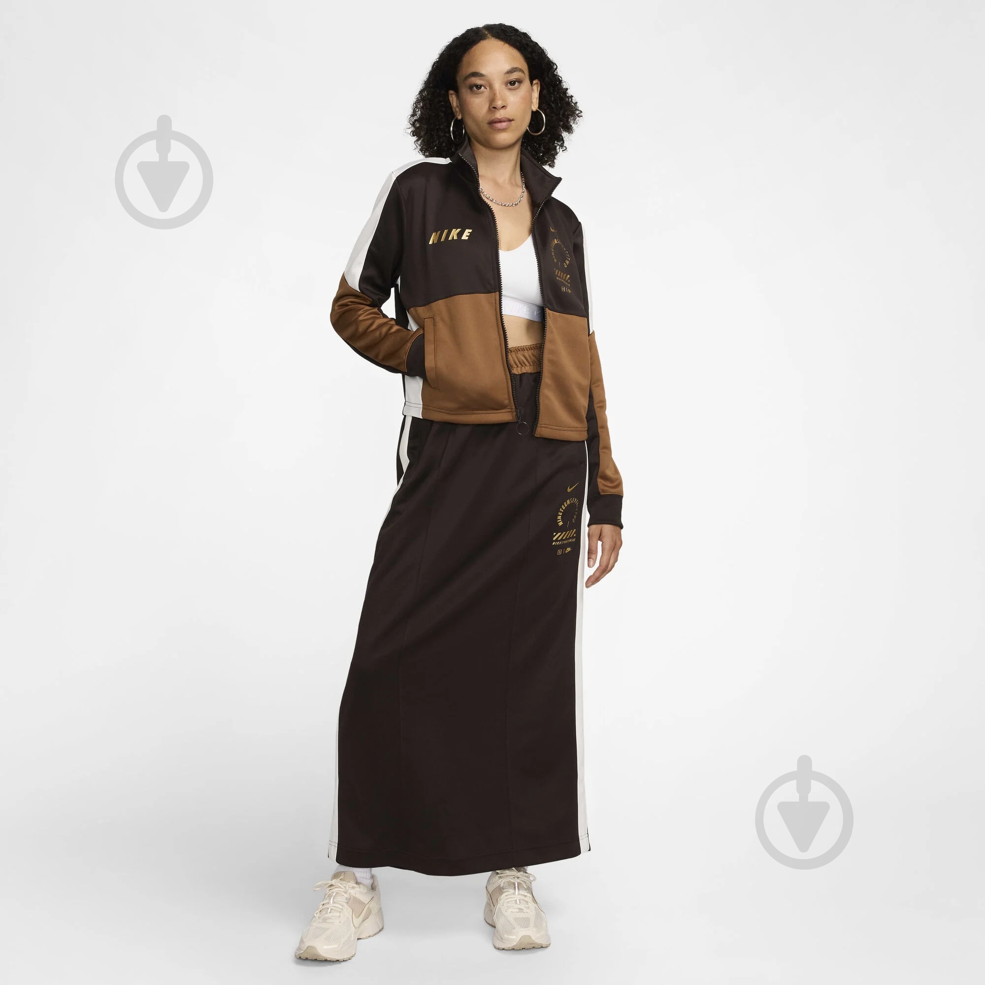 Джемпер Nike W NSW PK TT SW HF5958-220 р.S коричневый - фото 7 Джемпер Nike W NSW PK TT SW HF5958-220 р.S коричневый - фото 7