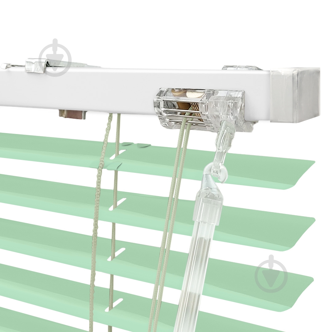 Жалюзі Rollotex алюмінієві горизонтальні з фіксацією 143х150 см Бірюзові глянцеві - фото 3 Жалюзі Rollotex алюмінієві горизонтальні з фіксацією 143х150 см Бірюзові глянцеві - фото 3