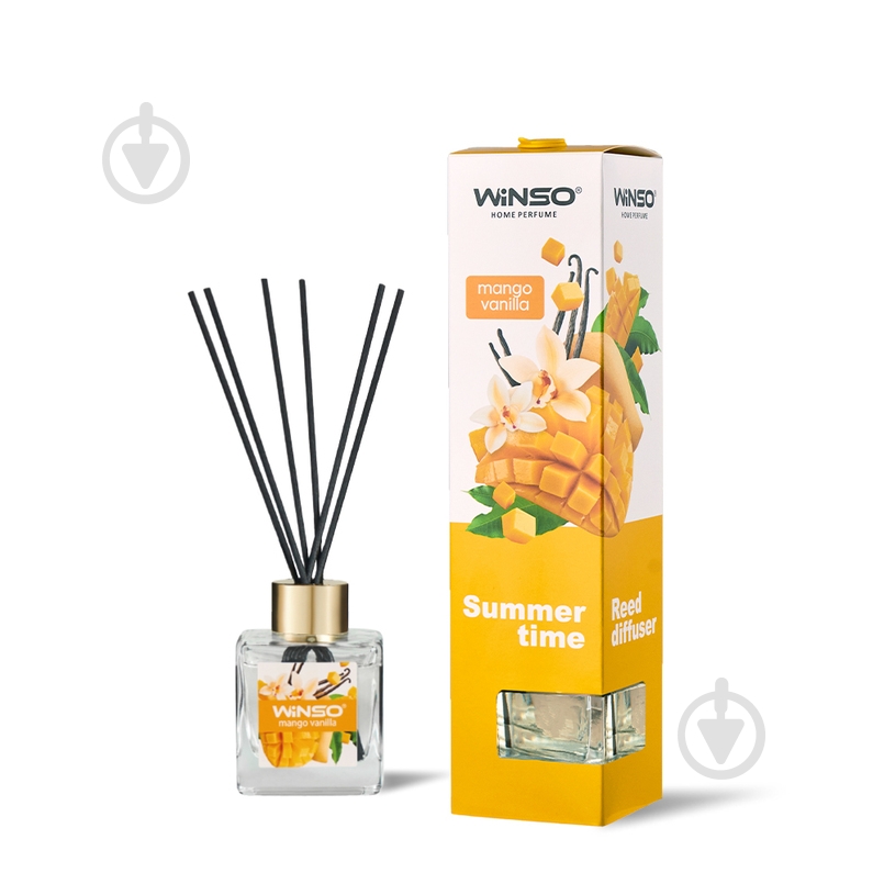 Ароматизатор подвесной WINSO Summer Time" Mango Vanilla 990550 50 мл - фото 1