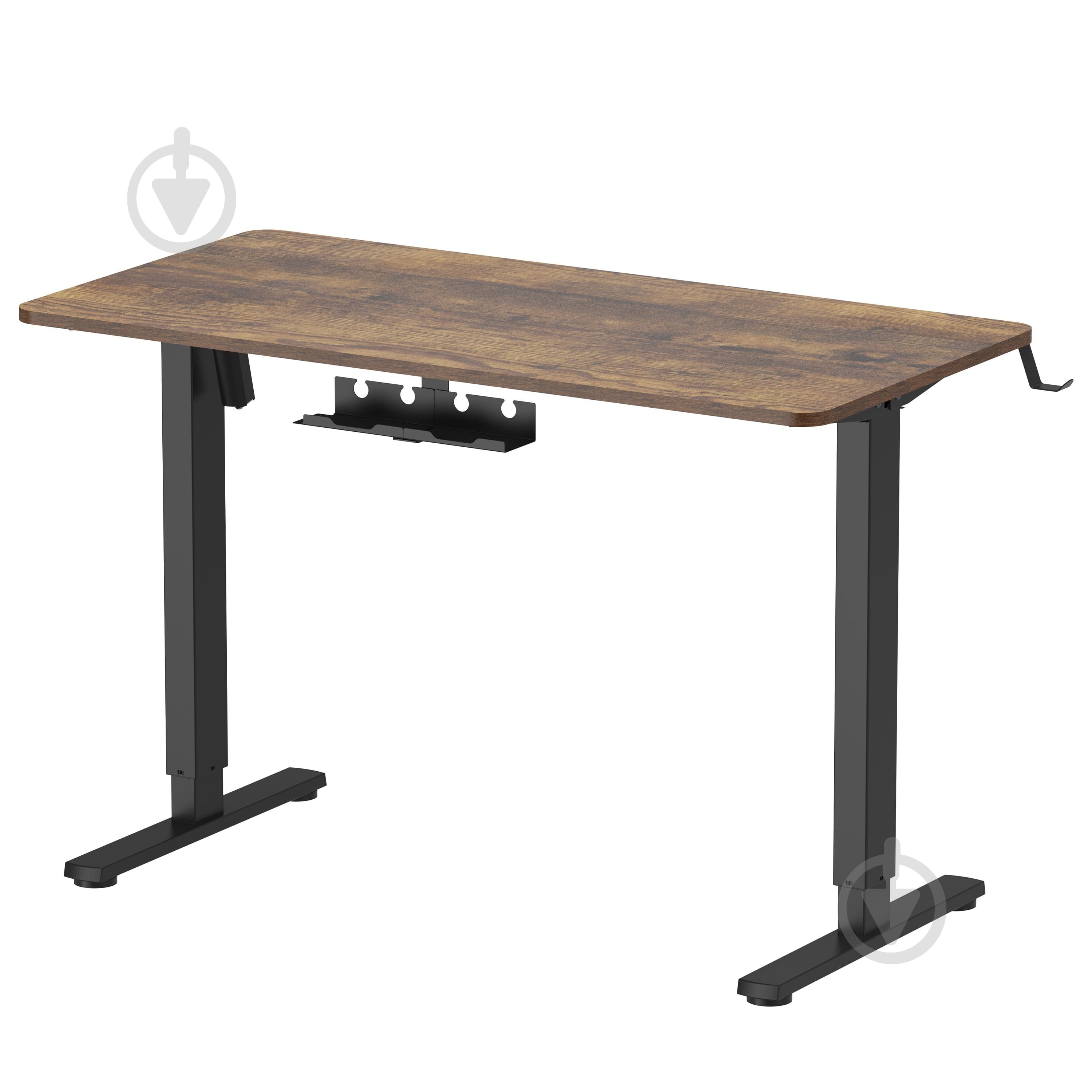 Стіл комп'ютерний OfficePro ODE1260DW Dark Wood/Black - фото 1 Стіл комп'ютерний OfficePro ODE1260DW Dark Wood/Black - фото 1