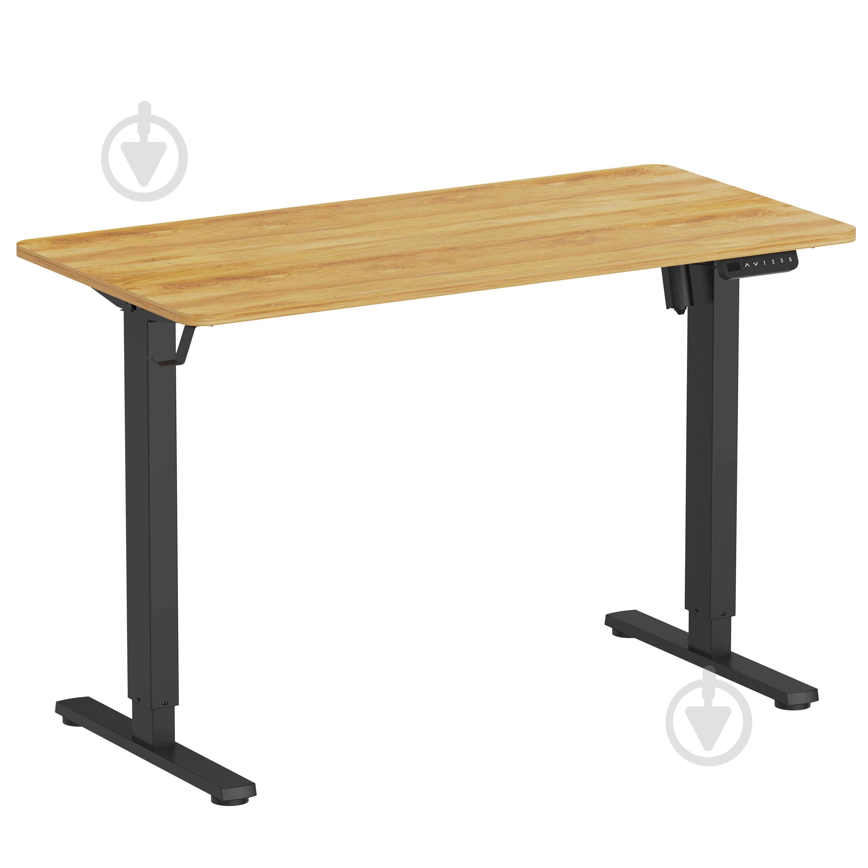 Стол компьютерный OfficePro ODE1260LW Light Wood/Black - фото 1