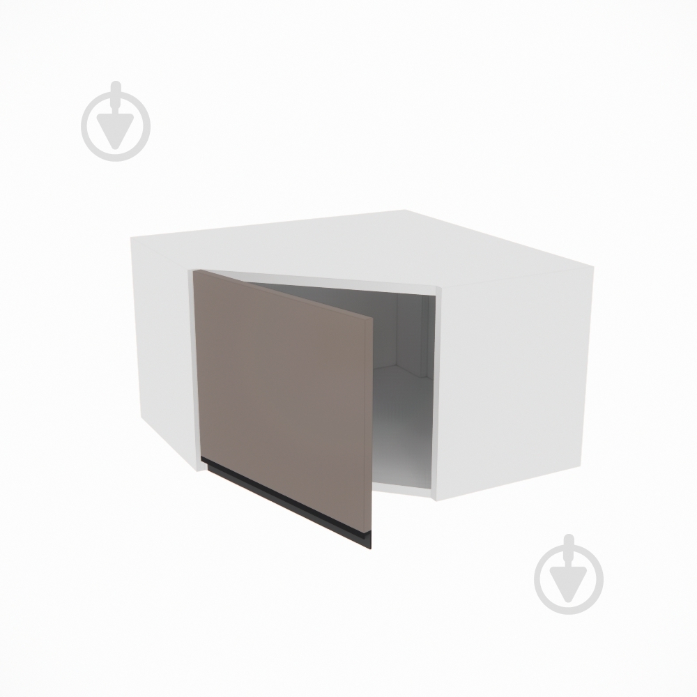 Шафа Софі (А 60х60 (320) ліва) глиняний сірий/білий Світ Меблів - фото 2 Шафа Софі (А 60х60 (320) ліва) глиняний сірий/білий Світ Меблів - фото 2