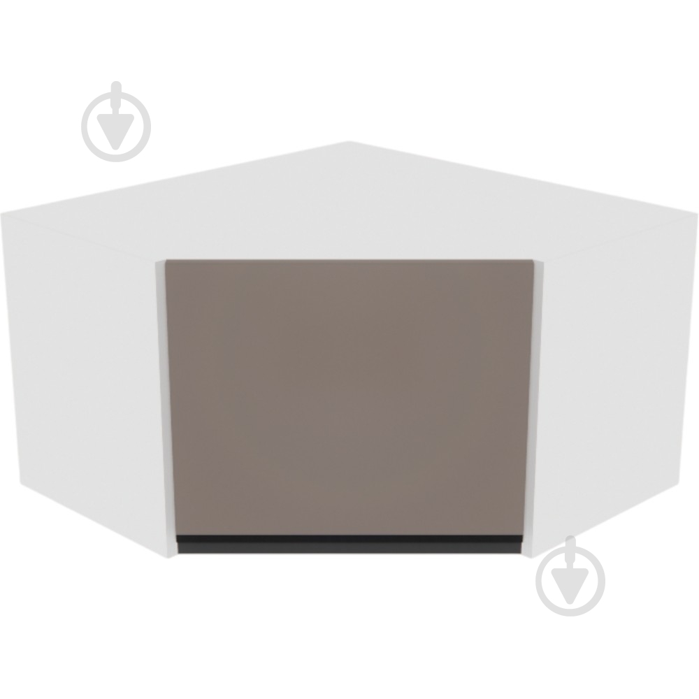 Шафа Софі (А 60х60 (320) ліва) глиняний сірий/білий Світ Меблів - фото 1 Шафа Софі (А 60х60 (320) ліва) глиняний сірий/білий Світ Меблів - фото 1