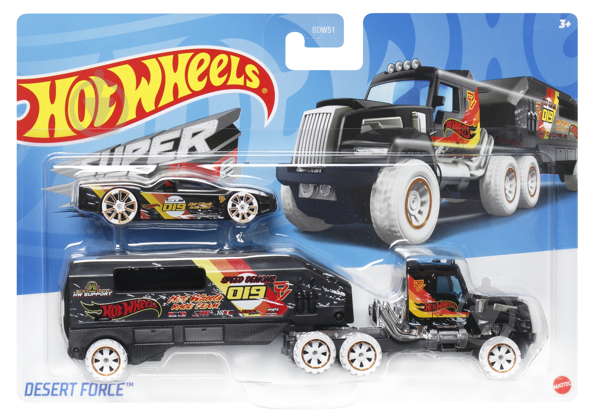 Автомодель Hot Wheels машина дальнобойщика ( в ассорт) BDW51 - фото 19
