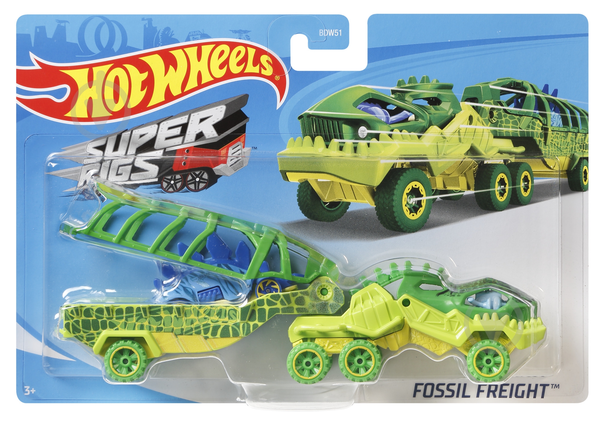 Автомодель Hot Wheels машина дальнобойщика ( в ассорт) BDW51 - фото 16