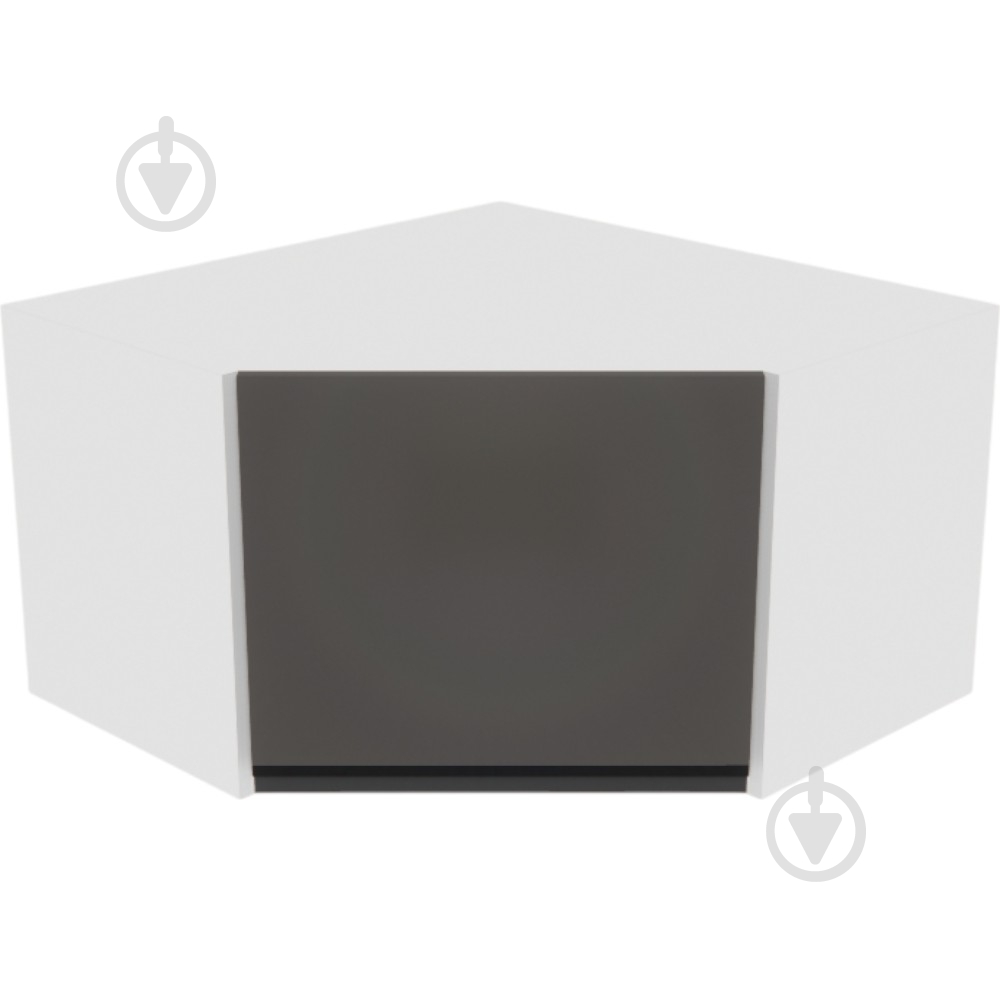 Шафа Софі (А 60х60 (320) ліва) графіт сірий/білий Світ Меблів - фото 1 Шафа Софі (А 60х60 (320) ліва) графіт сірий/білий Світ Меблів - фото 1